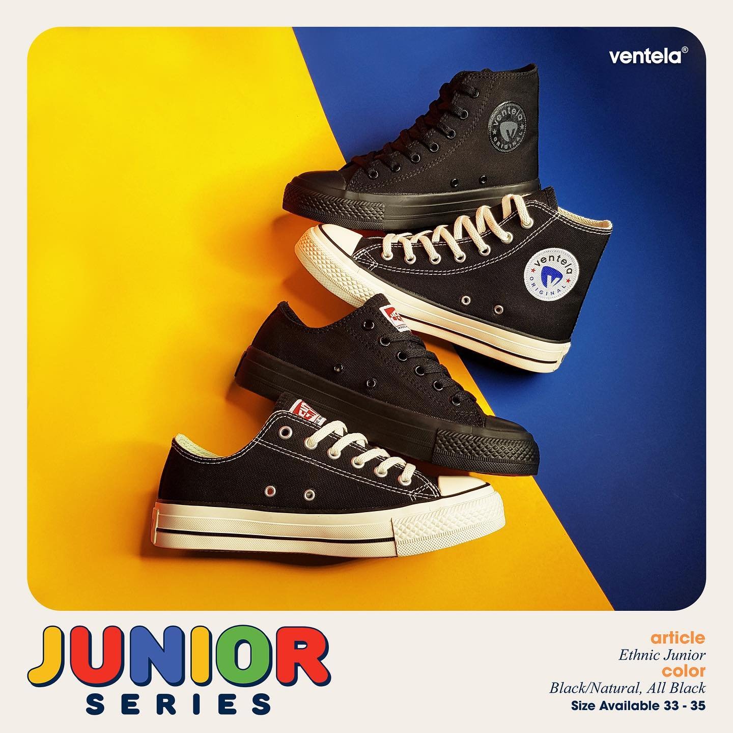 Sepatu Sekolah Anak Ventela Ethnic Junior