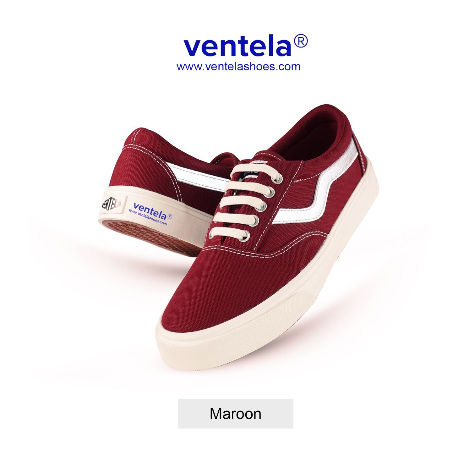Ventela Distro Low Maroon
