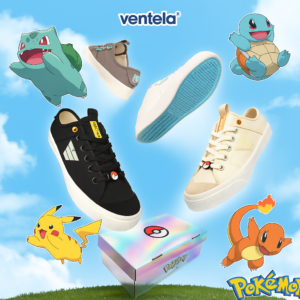 Ventela Pokémon sneakers limited edition sepatu kanvas casual sekolah