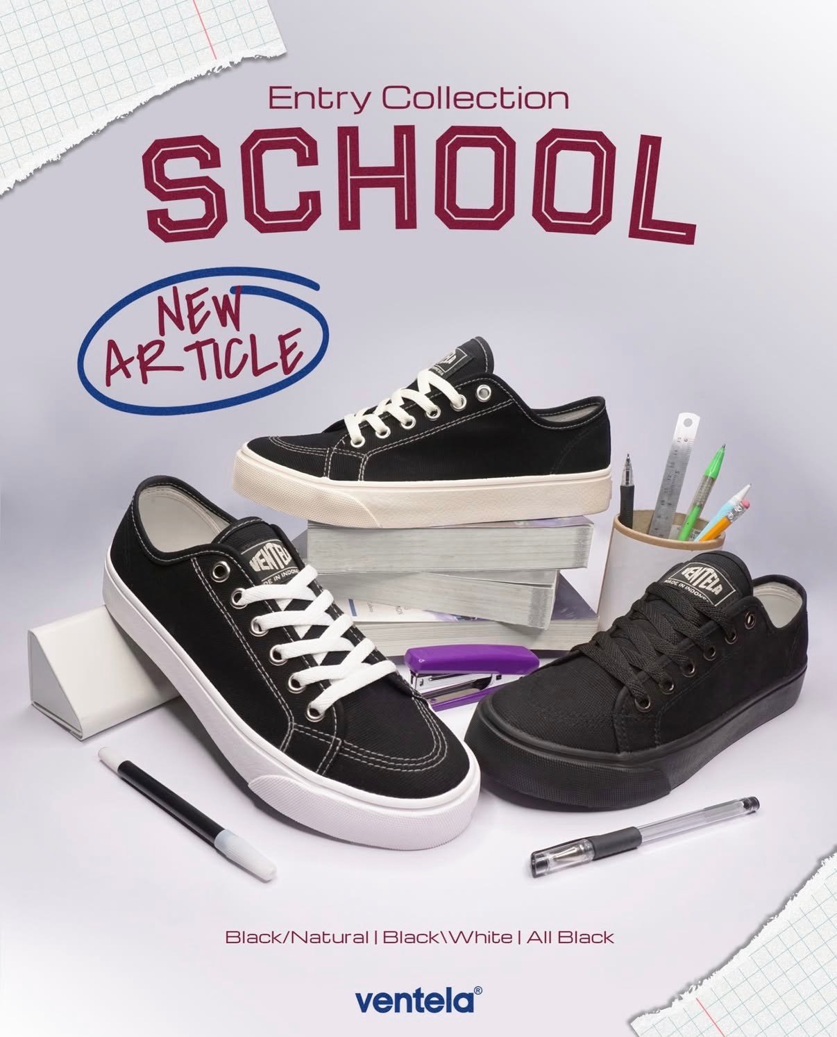 Ventela School sepatu sekolah murah vantela